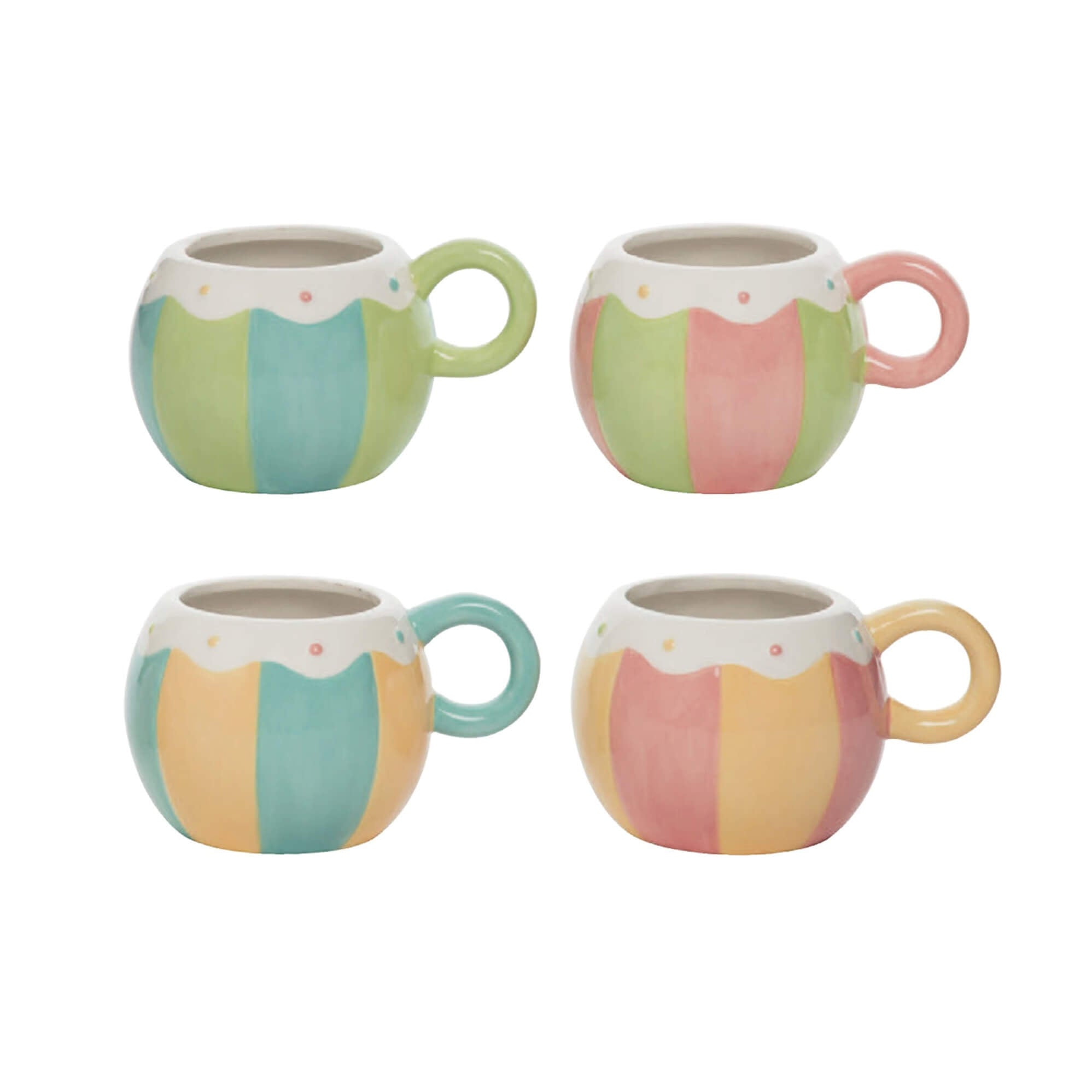 Johanna Parker Easter Dottie Tea Cups (Set of 4) - bubblegum market