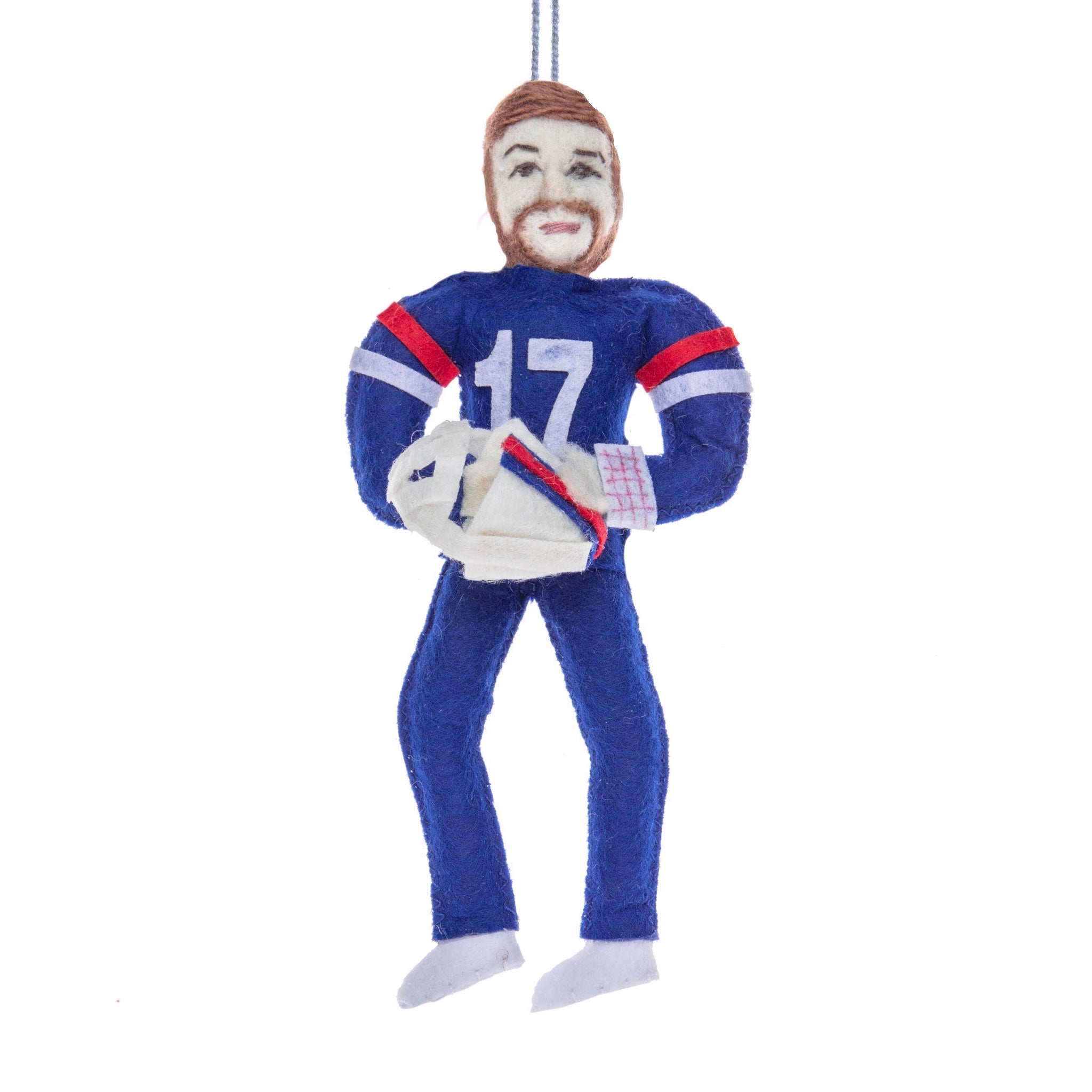 Josh Allen Felt Ornament - bubblegum market