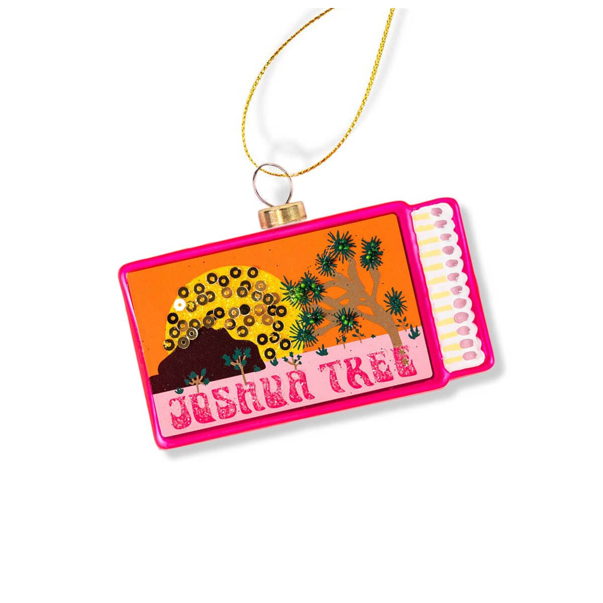 Joshua Tree Matchbook Ornament 3.5" - bubblegum market