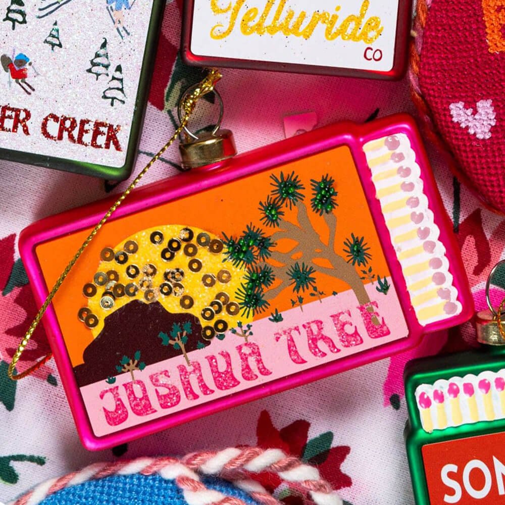 Joshua Tree Matchbook Ornament 3.5" - bubblegum market