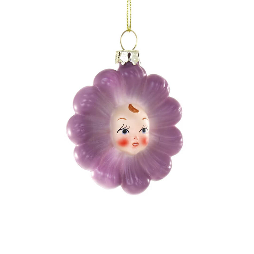 kitschy-fleur-purple-flower-baby-head-face-cody-foster-christmas-lilac-lavender