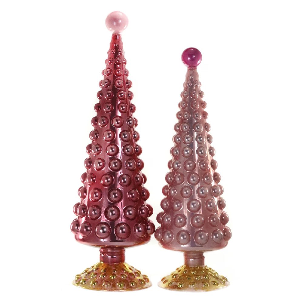 Large Hobnail Trees in Rose Pink (Set of 2) - bubblegum market