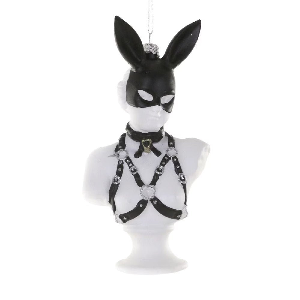 Leather Bunny Goddess Ornament 6" - bubblegum market