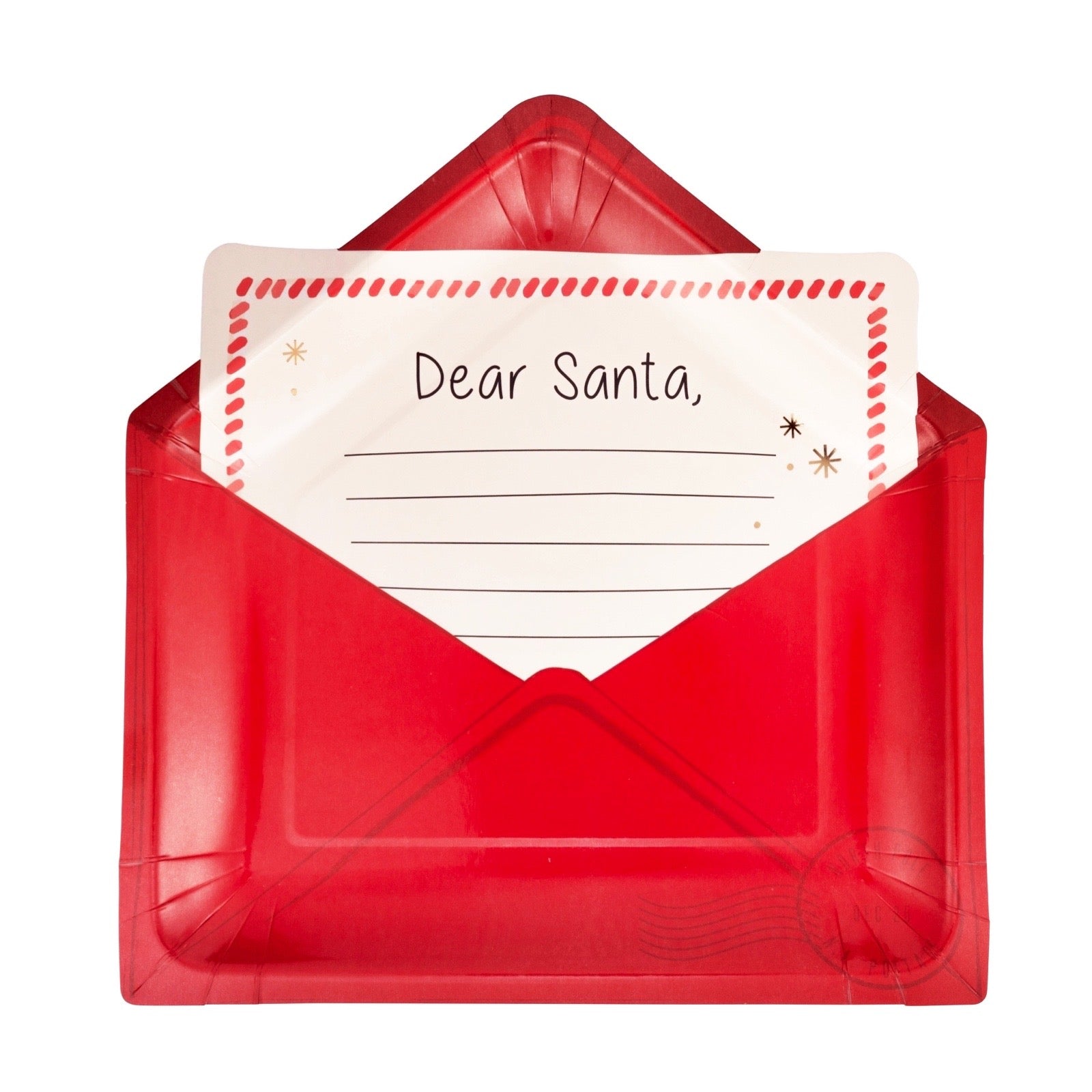Letter to Santa Paper Plates 9.5" - bubblegum market