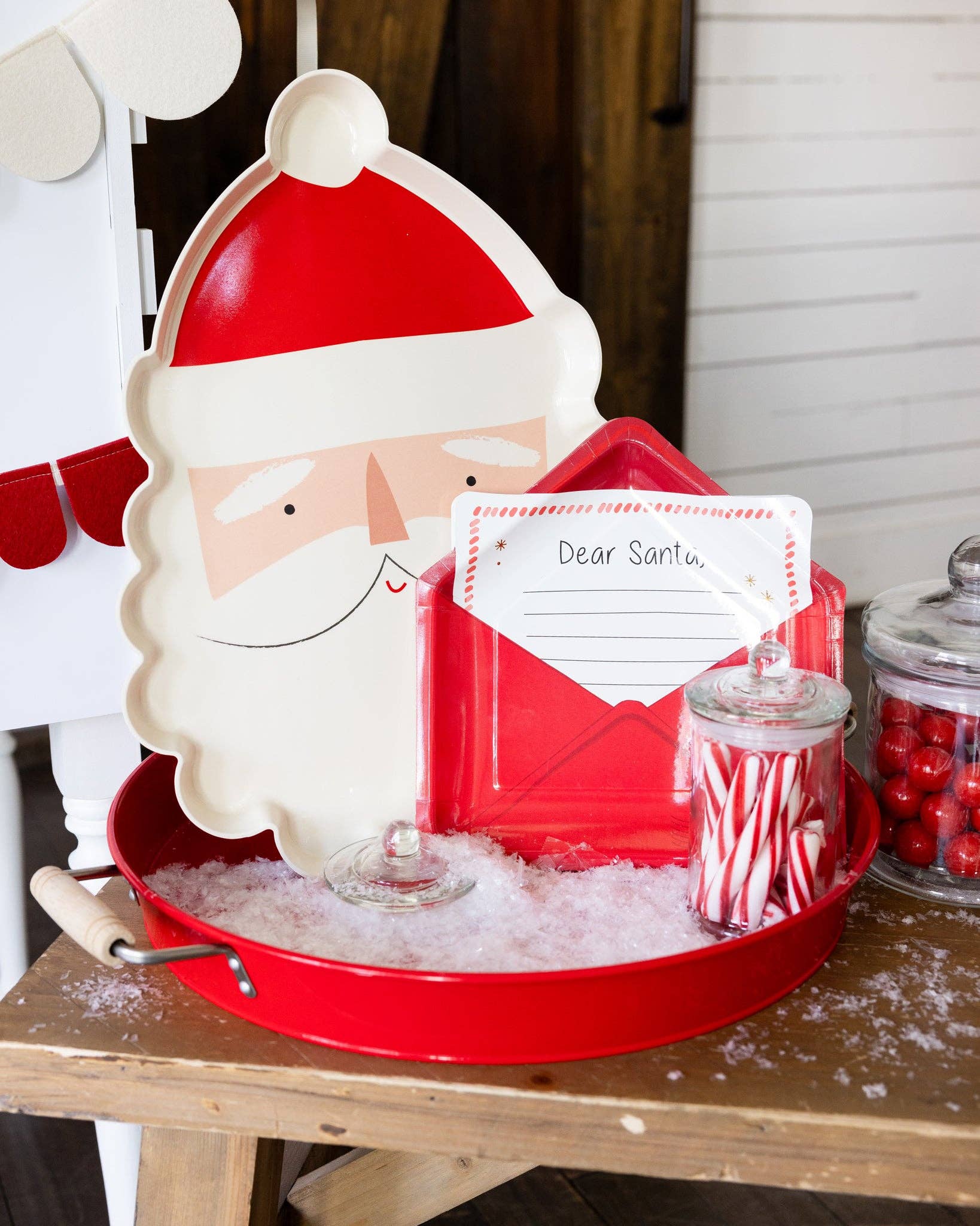 Letter to Santa Paper Plates 9.5" - bubblegum market