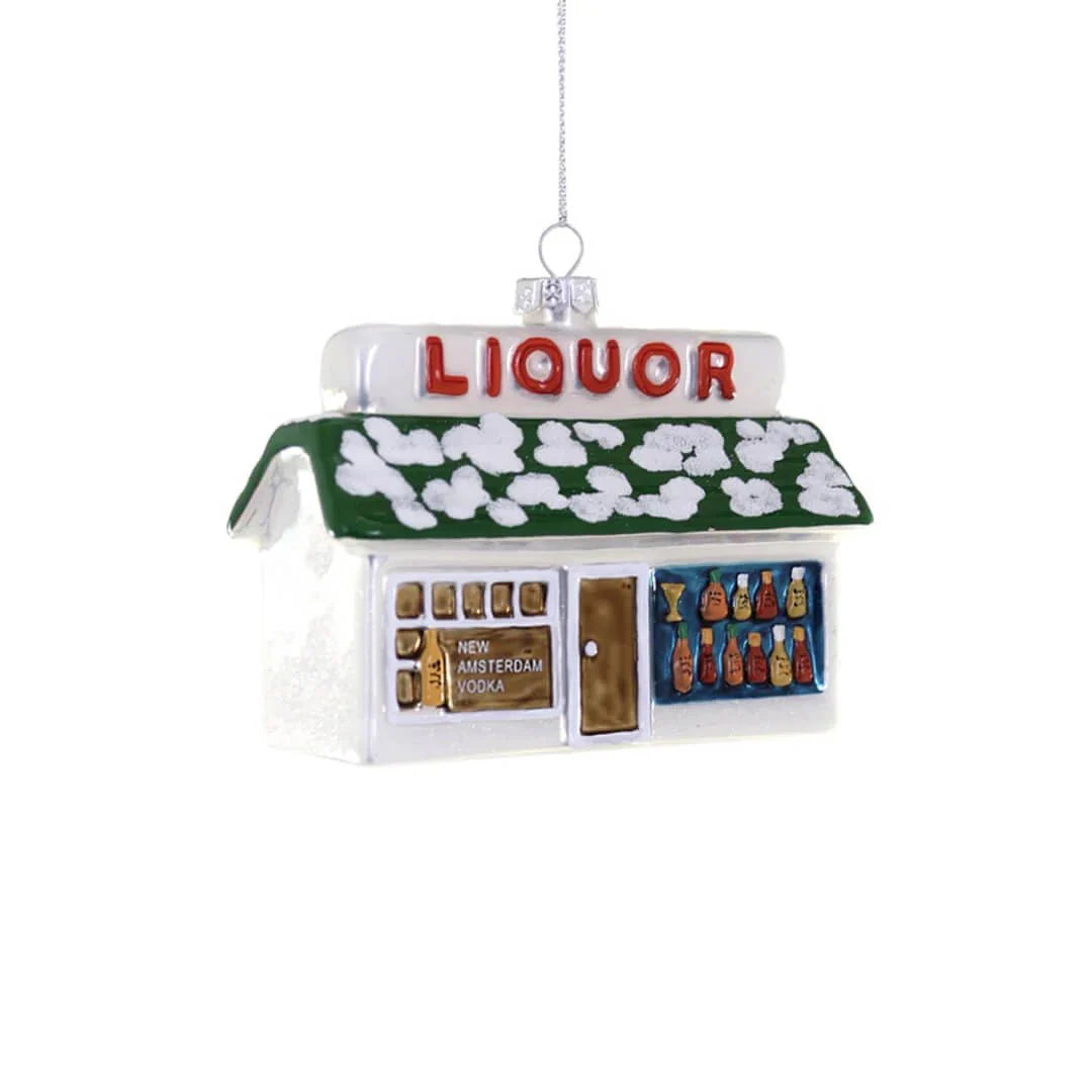 Liquor Store Ornament 4.25" - bubblegum market