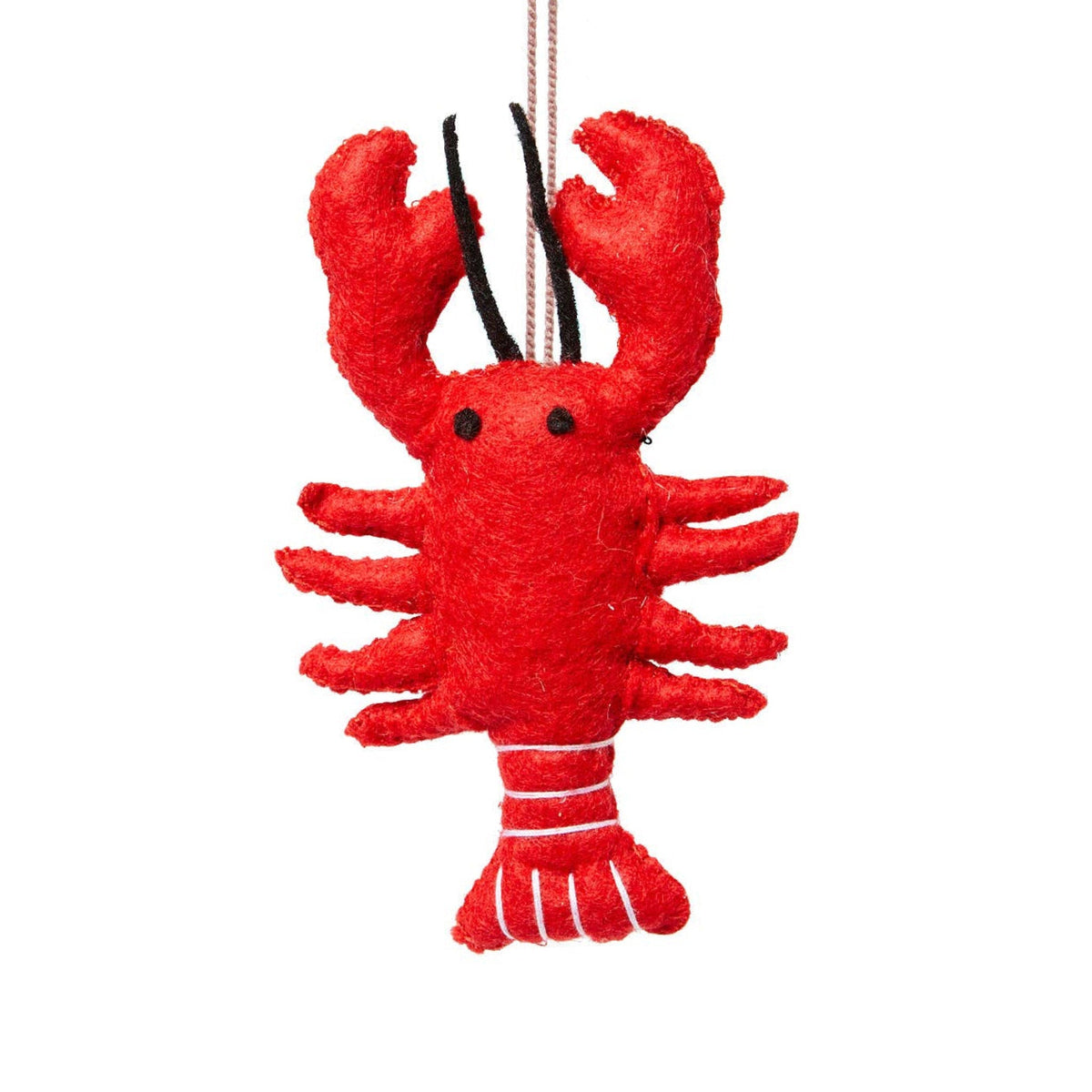 Lobster Felt Ornament - bubblegum market