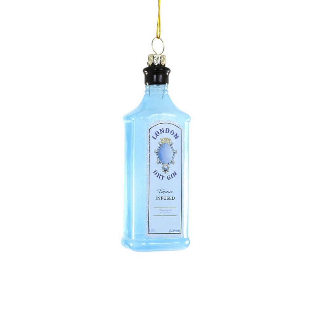 london-dry-gin-bombay-sapphire-ornament-modern-blue-bottle-liquor-alcohol-cody-foster-christmas