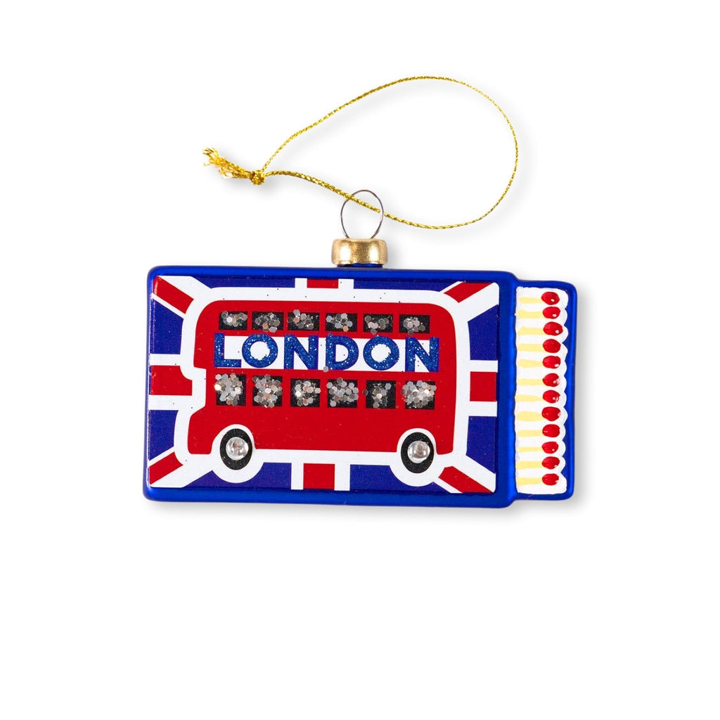 London Matchbook Ornament 3.5" - bubblegum market
