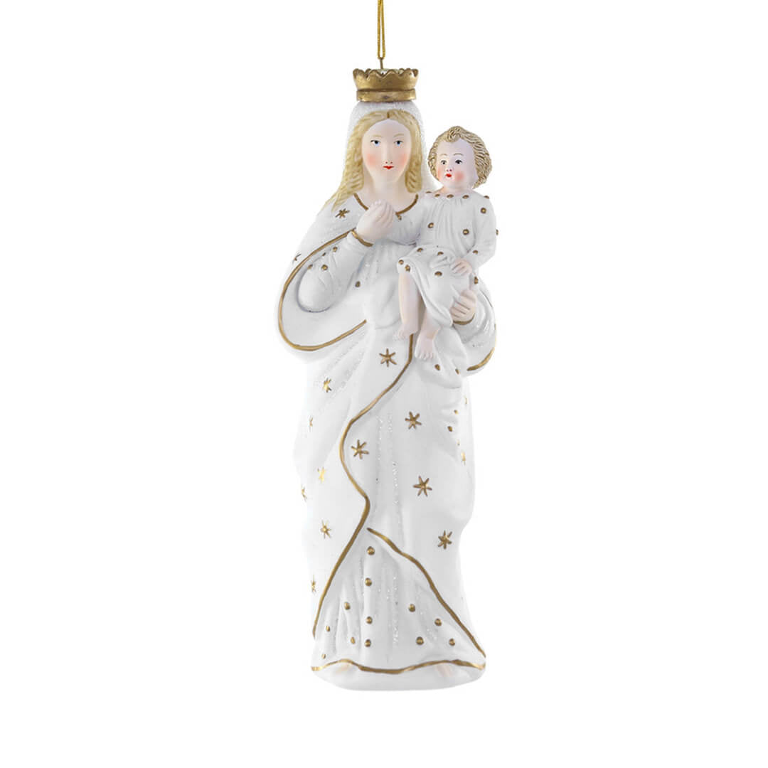 Madonna & Child Enthroned Ornament 7.5" - bubblegum market