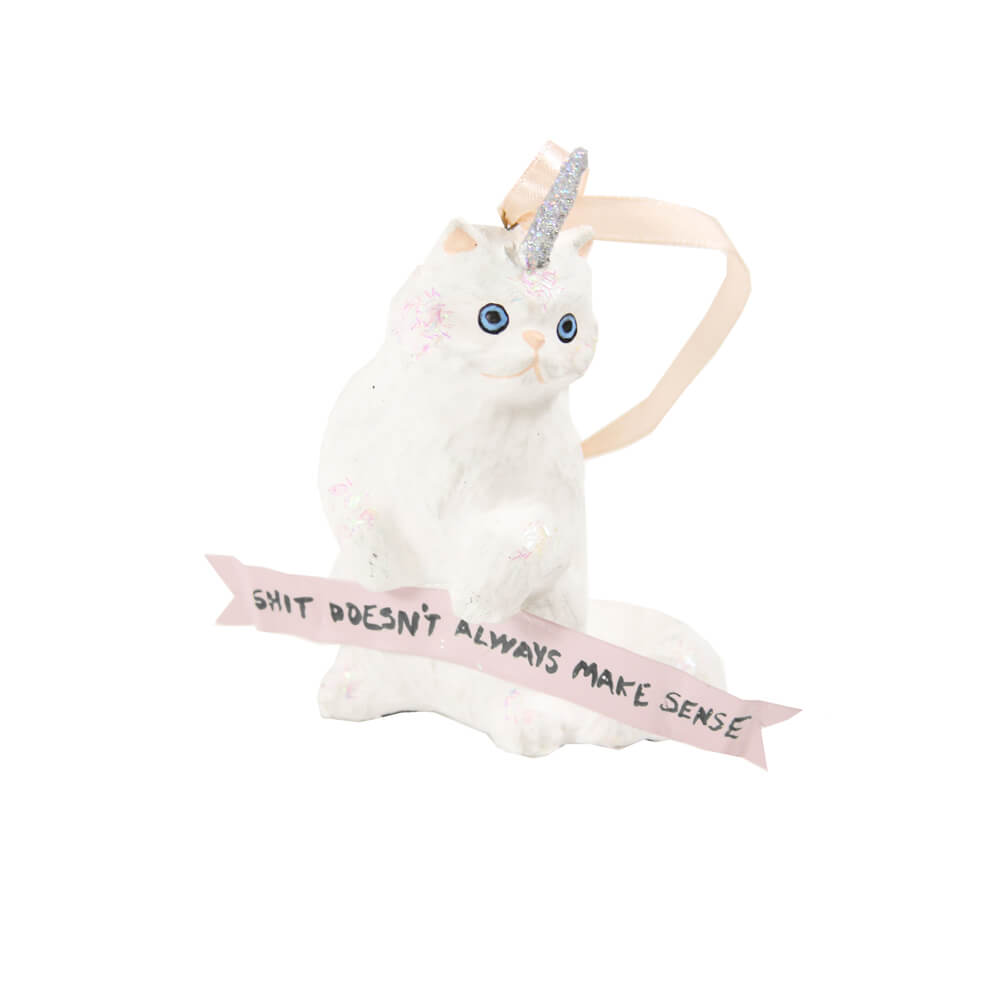 Magical Fantastical Unicorn Kitten Ornament 3.75" - bubblegum market