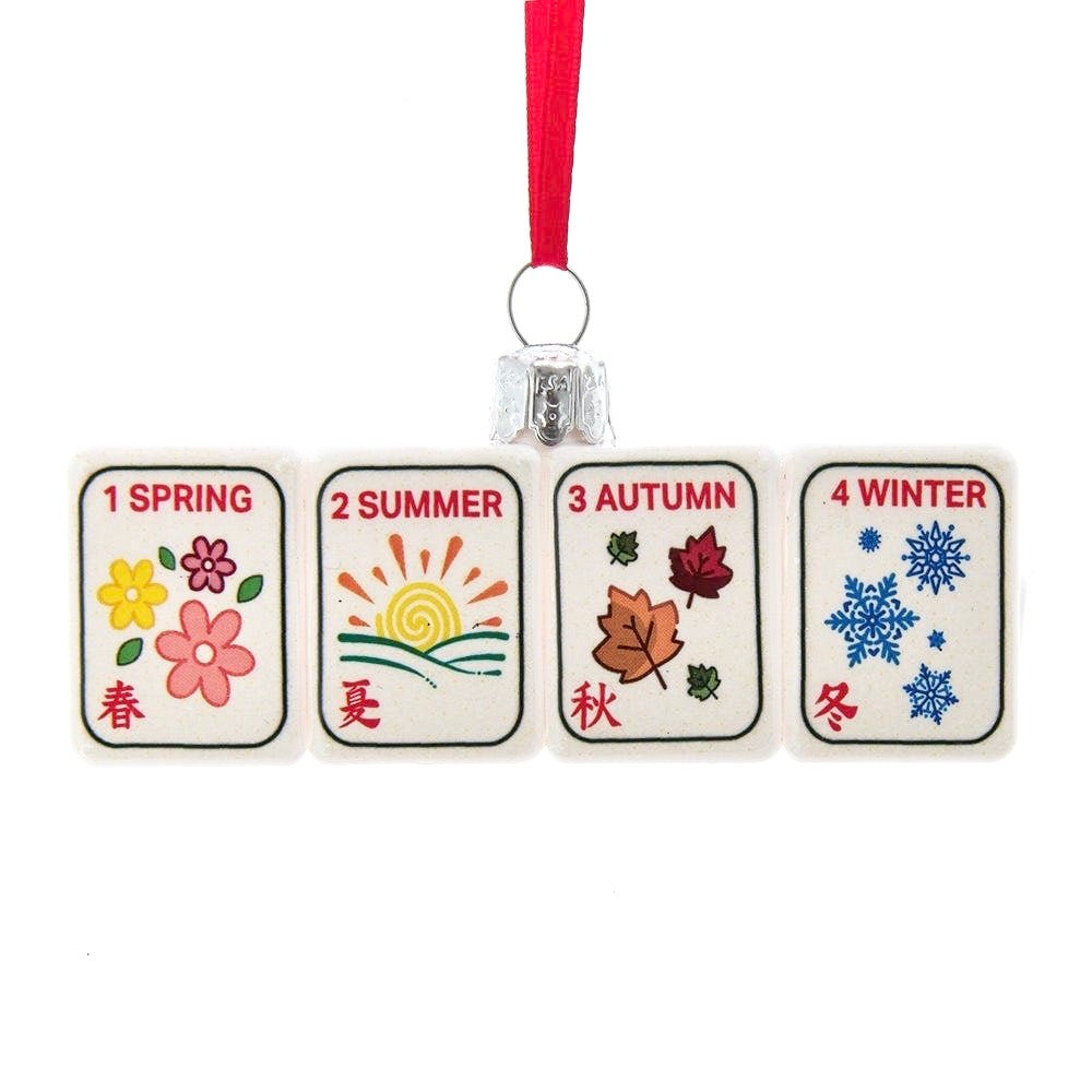 Mahjong Ornament 3.5" - bubblegum market