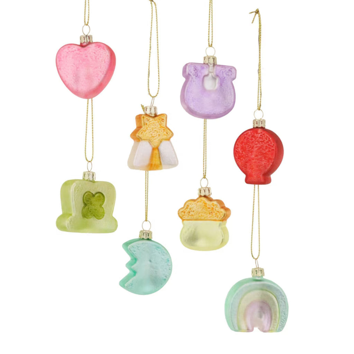 Marshmallow Cereal Charms Ornament Set 2" (Set of 8) - bubblegum market