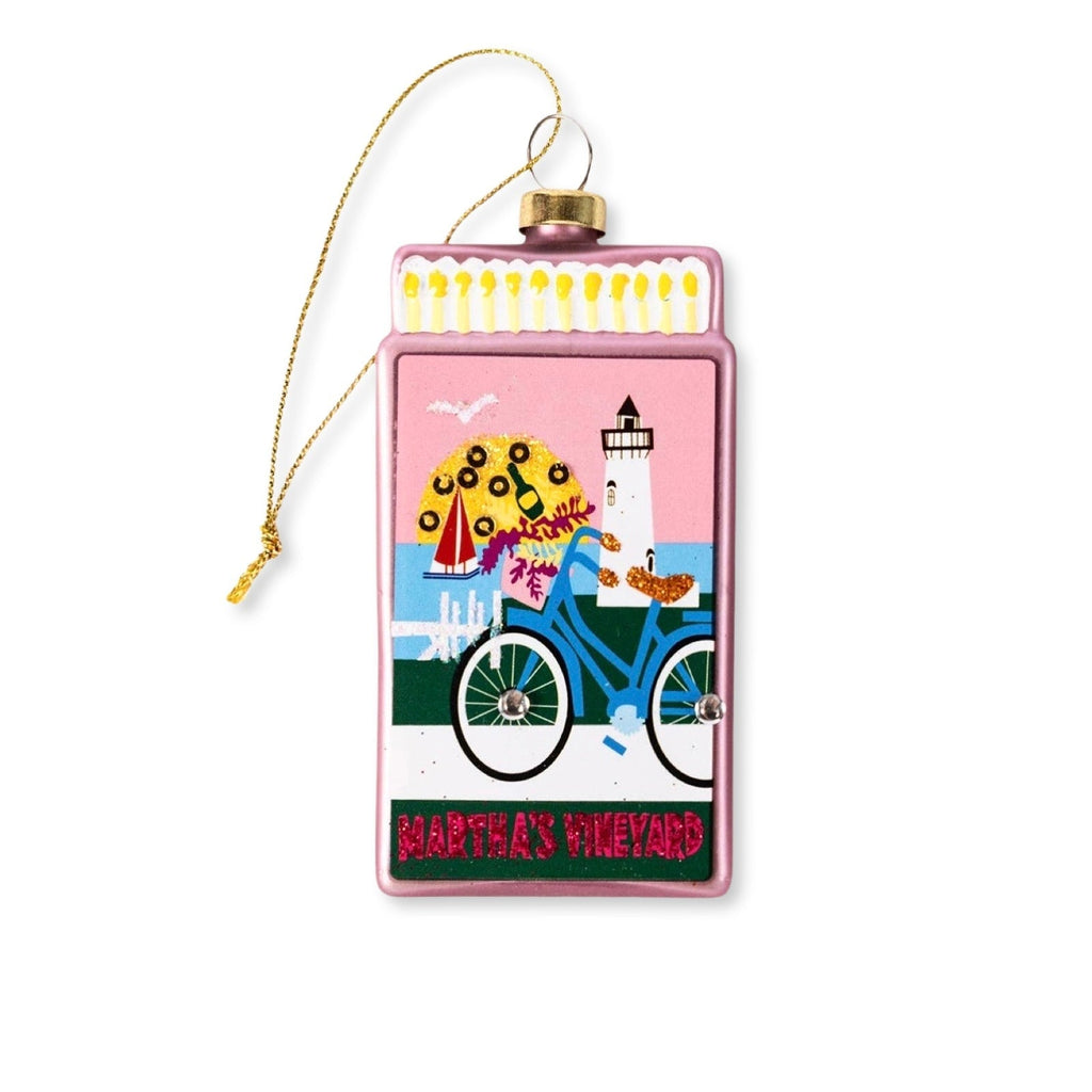 Martha's Vineyard Matchbook Ornament 3.5" - bubblegum market