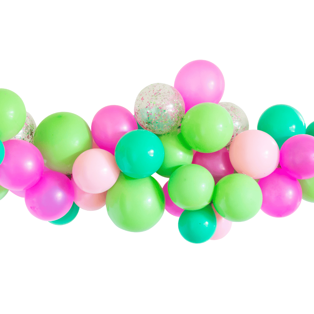 Merry & Bright Balloon Garland - bubblegum market