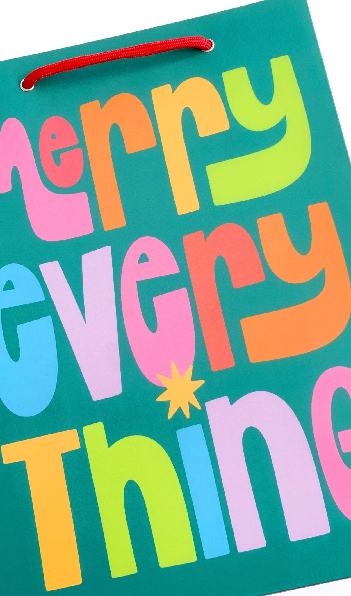Merry Everything Gift Bag - bubblegum market