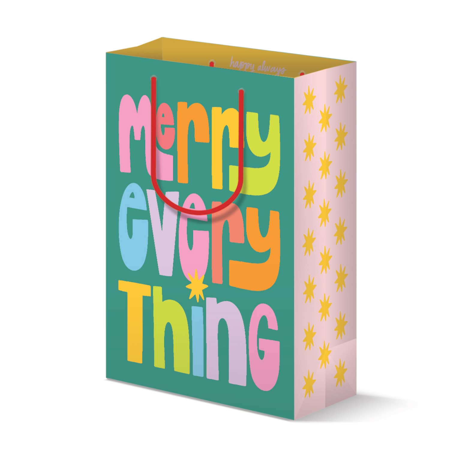 Merry Everything Gift Bag - bubblegum market