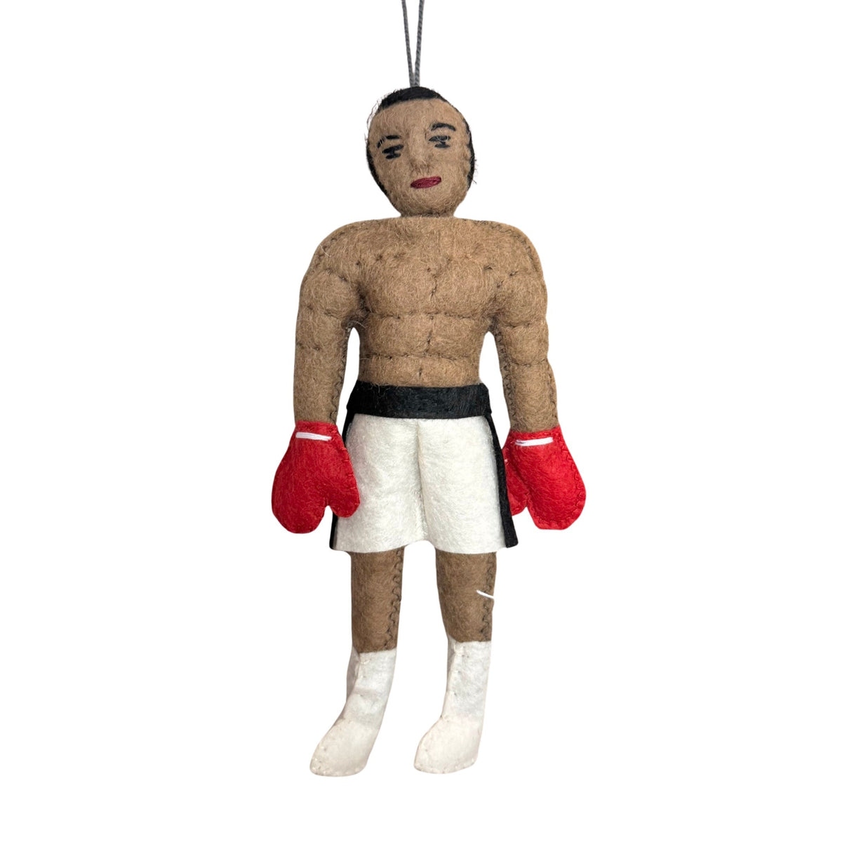 Muhammad Ali Felt Ornament - bubblegum market