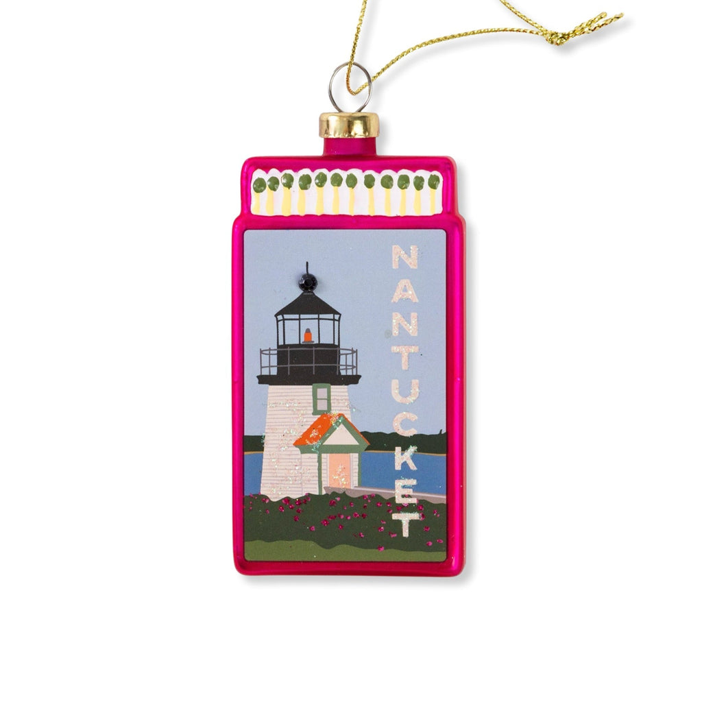 Nantucket Matchbook Ornament 3.5" - bubblegum market