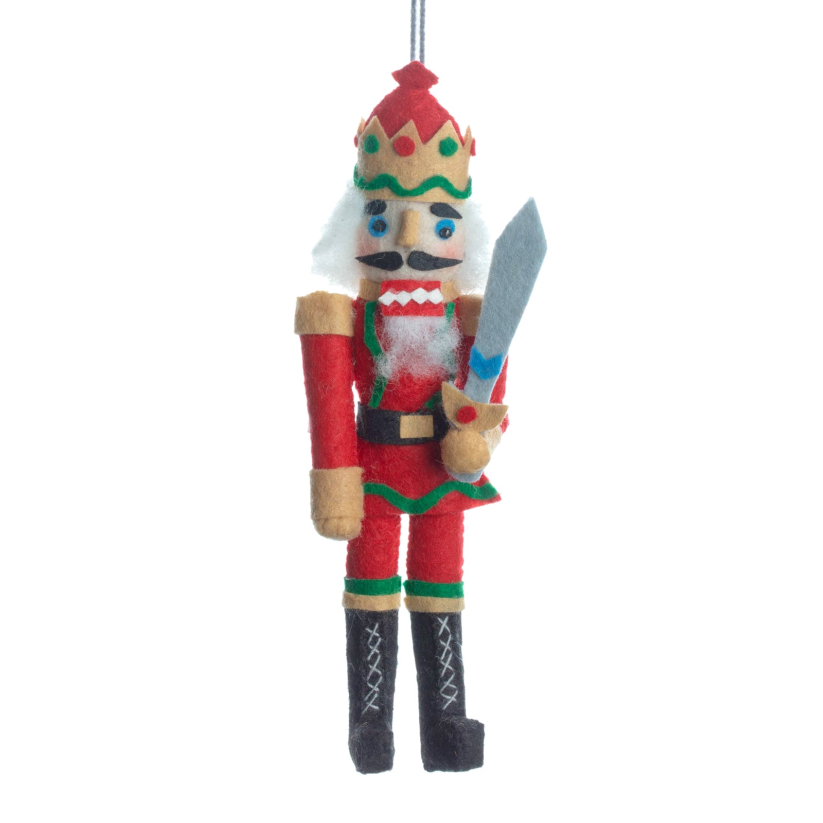 Nutcracker Felt Ornament - bubblegum market