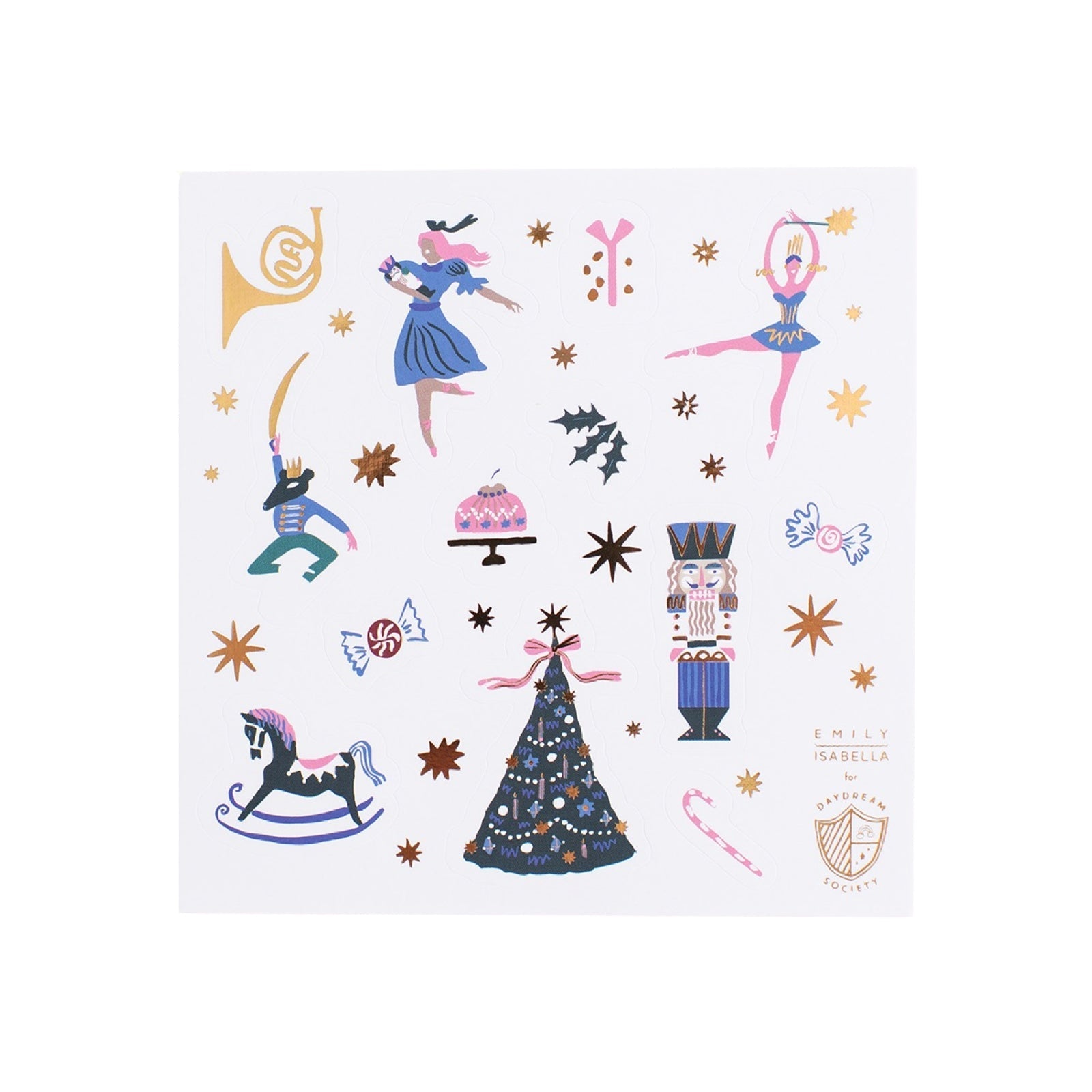 Nutcracker Sticker Sheets (4pk) - bubblegum market