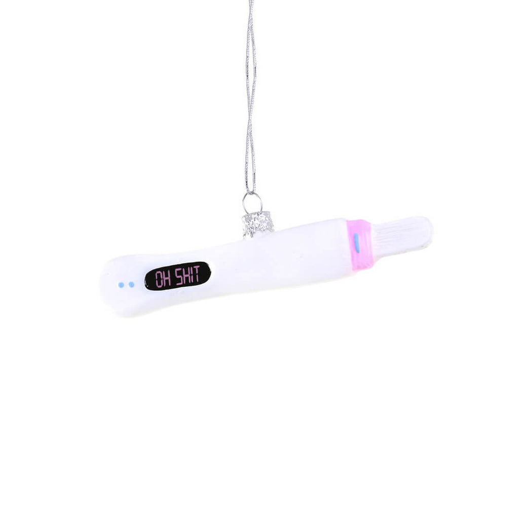oh-shit-surprise-pregnancy-test-announcement-ornament-modern-cody-foster-christmas