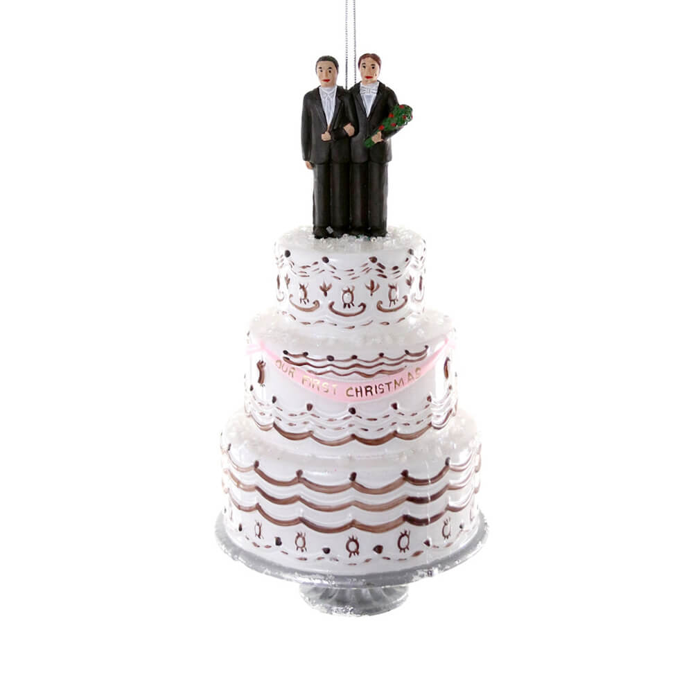 our-first-christmas-grooms-wedding-cake-ornament-cody-foster-gay-white-men