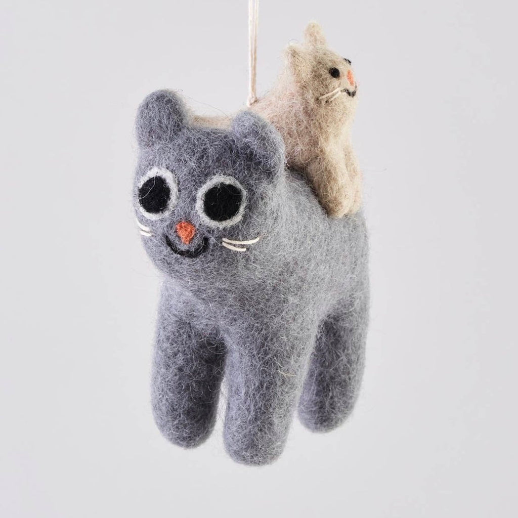 'Pabs' Hanging Felt Ornament - bubblegum market