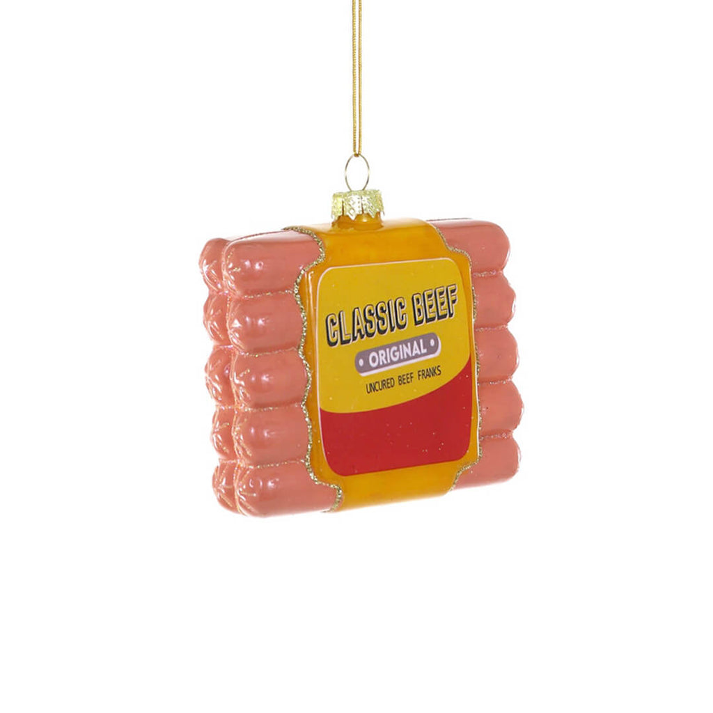 packaged-pack-of-hot-dogs-oscar-mayer-hotdogs-ornament-modern-cody-foster-christmas