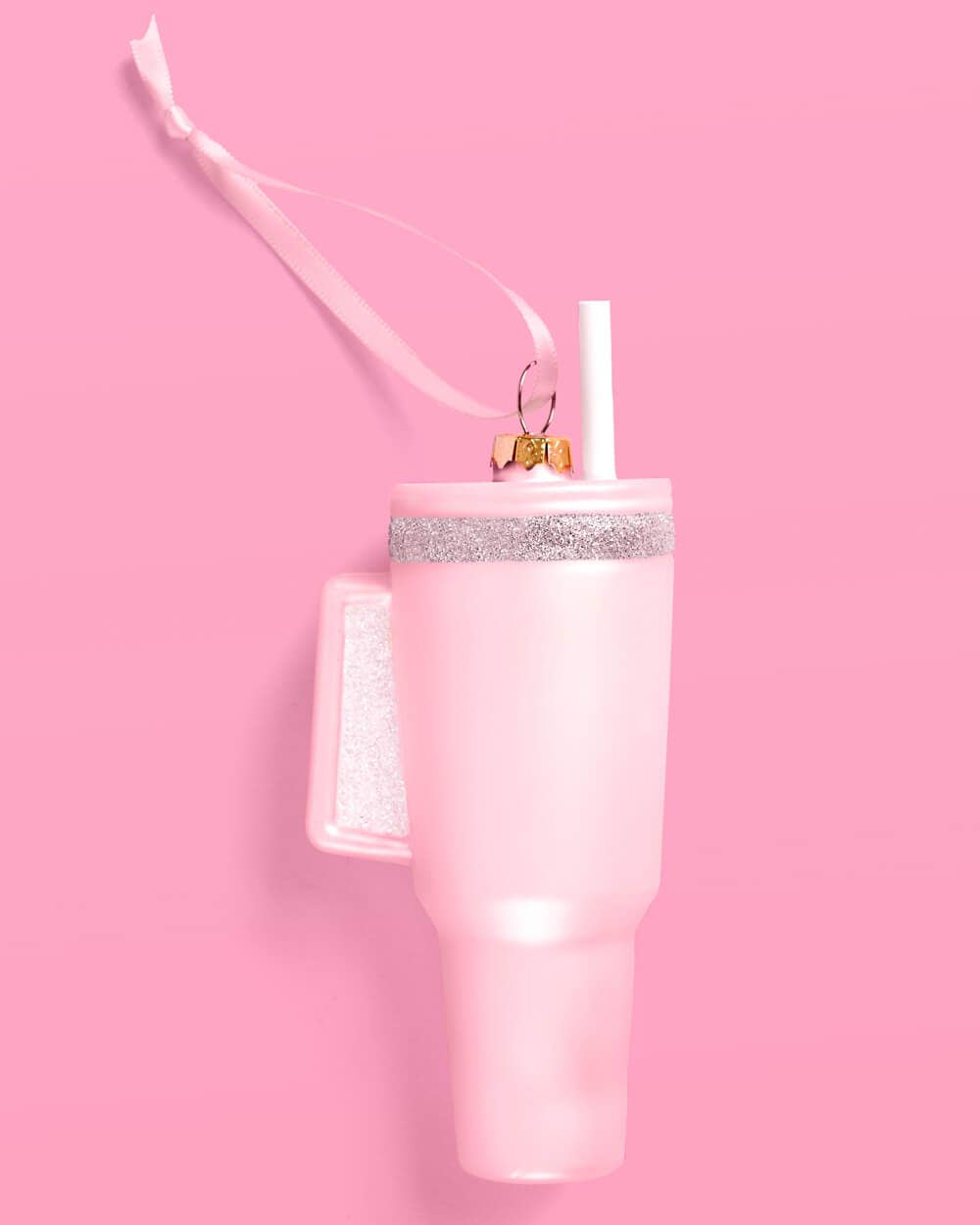 Pearl Pink Tumbler Ornament 5" - bubblegum market