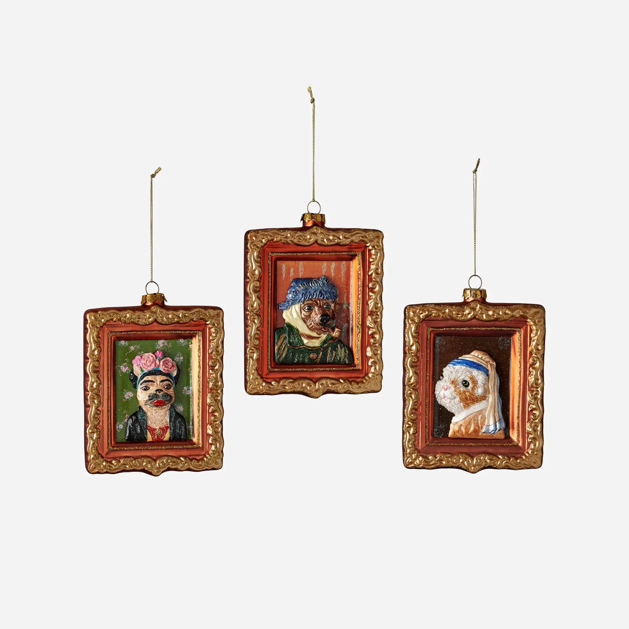 Picture Frame Dog Ornament 5.25" - bubblegum market