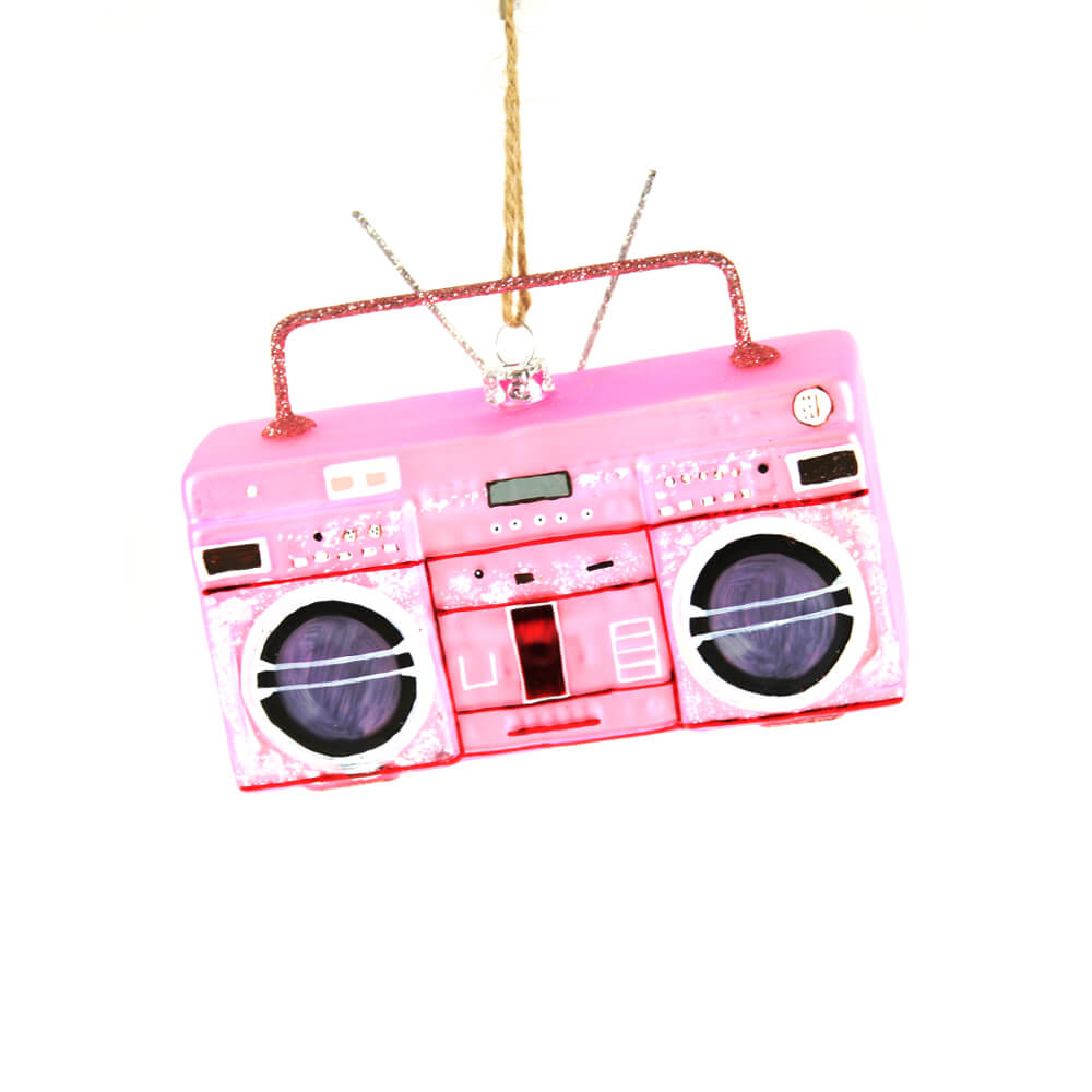pink-boombox-ornament-cody-foster-christmas