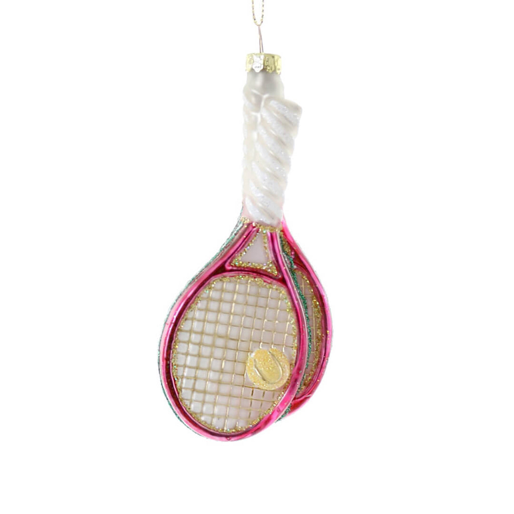 pink-glass-tennis-racket-ornament-modern-cody-foster-christmas