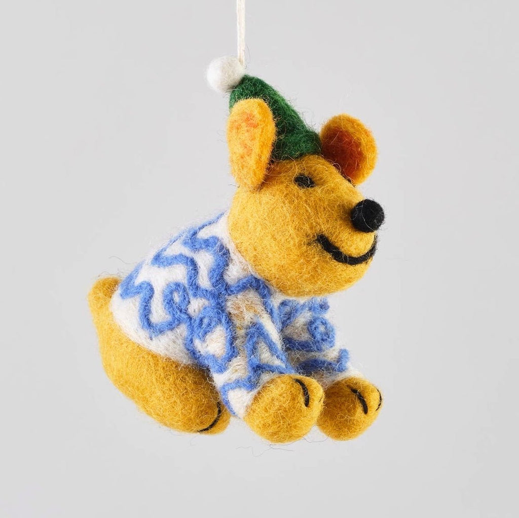 'Pippin' Hanging Felt Ornament - bubblegum market