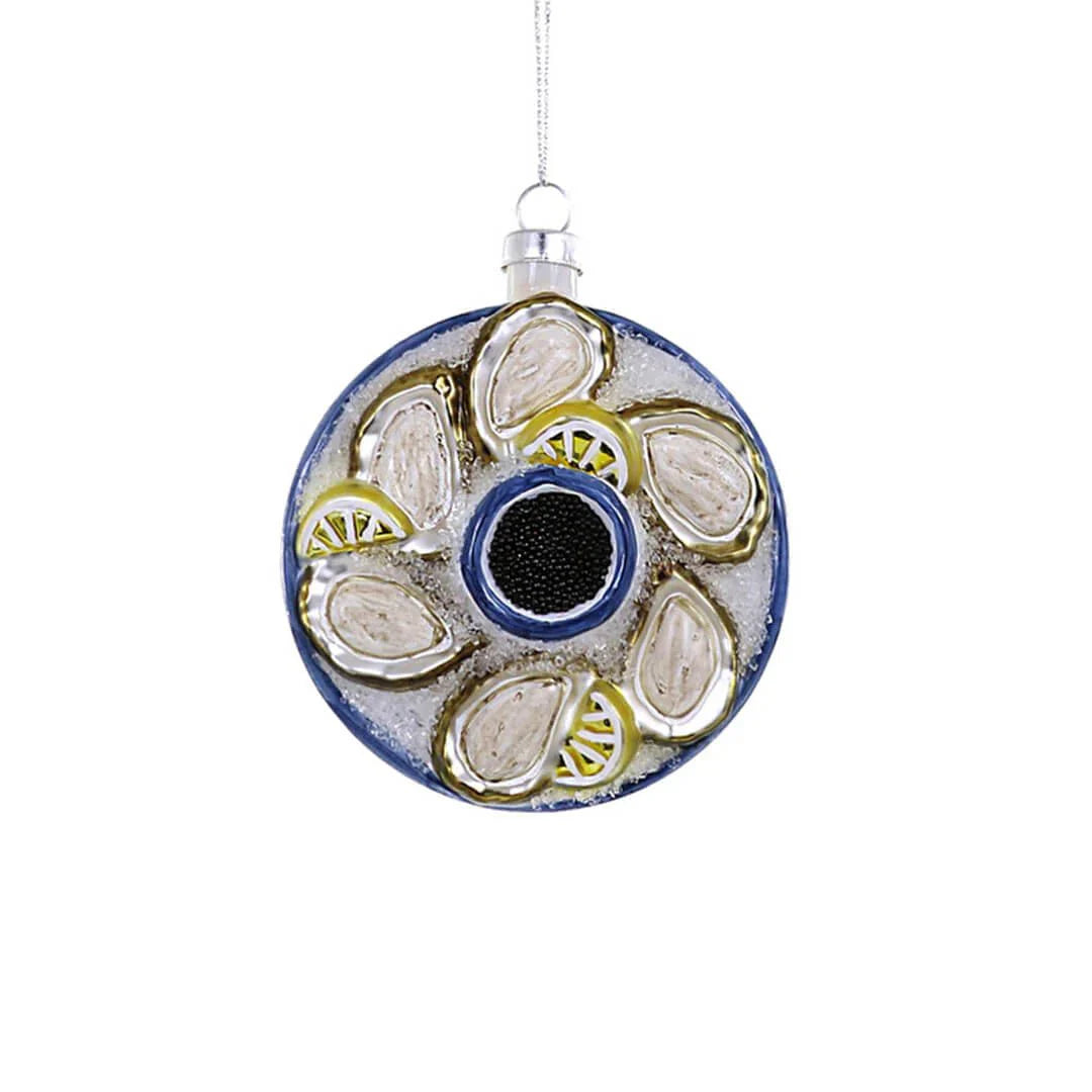 Plated Oyster Ornament 3.75" - bubblegum market