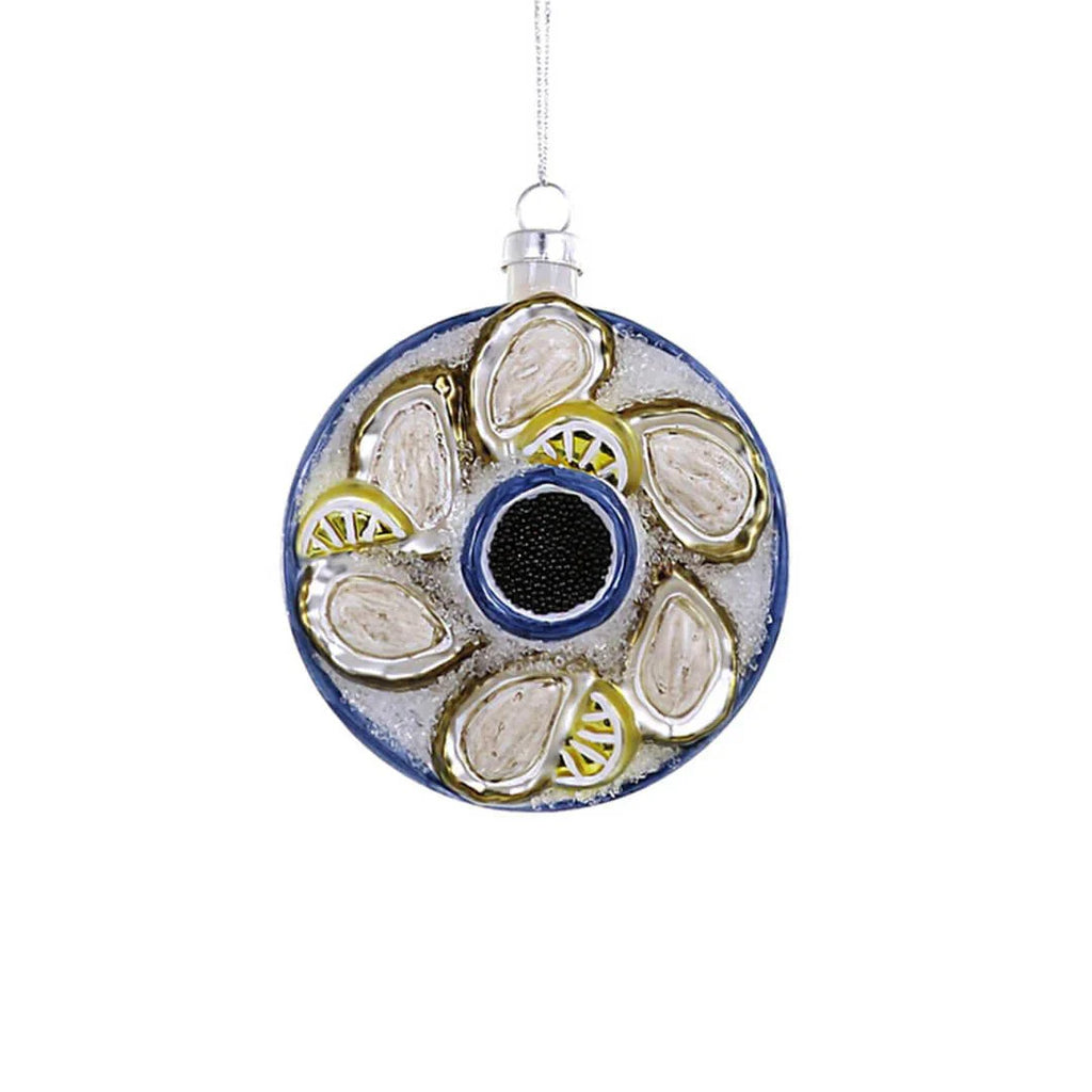 Plated Oyster Ornament 3.75" - bubblegum market