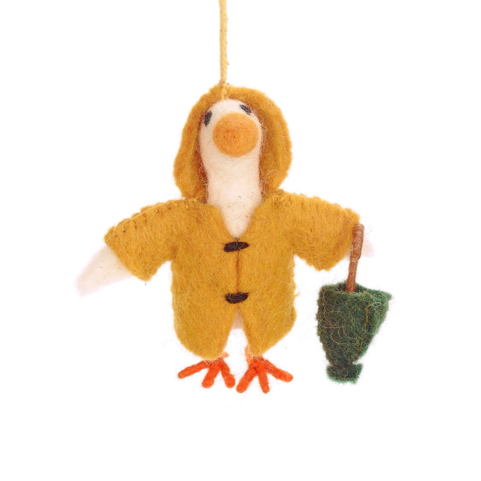 Puddles the Goose Felt Ornament 3.5" - bubblegum market