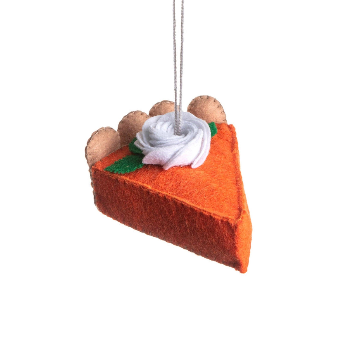 Pumpkin Pie Felt Ornament - bubblegum market