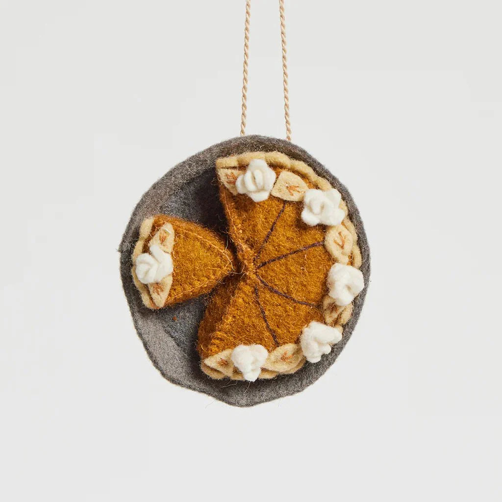 Pumpkin Pie Felt Ornament 3" - bubblegum market