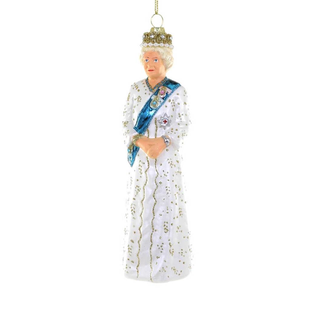 queen-elizabeth-ii-standing-blue-sash-gold-crown-ornament-modern-cody-foster-christmas