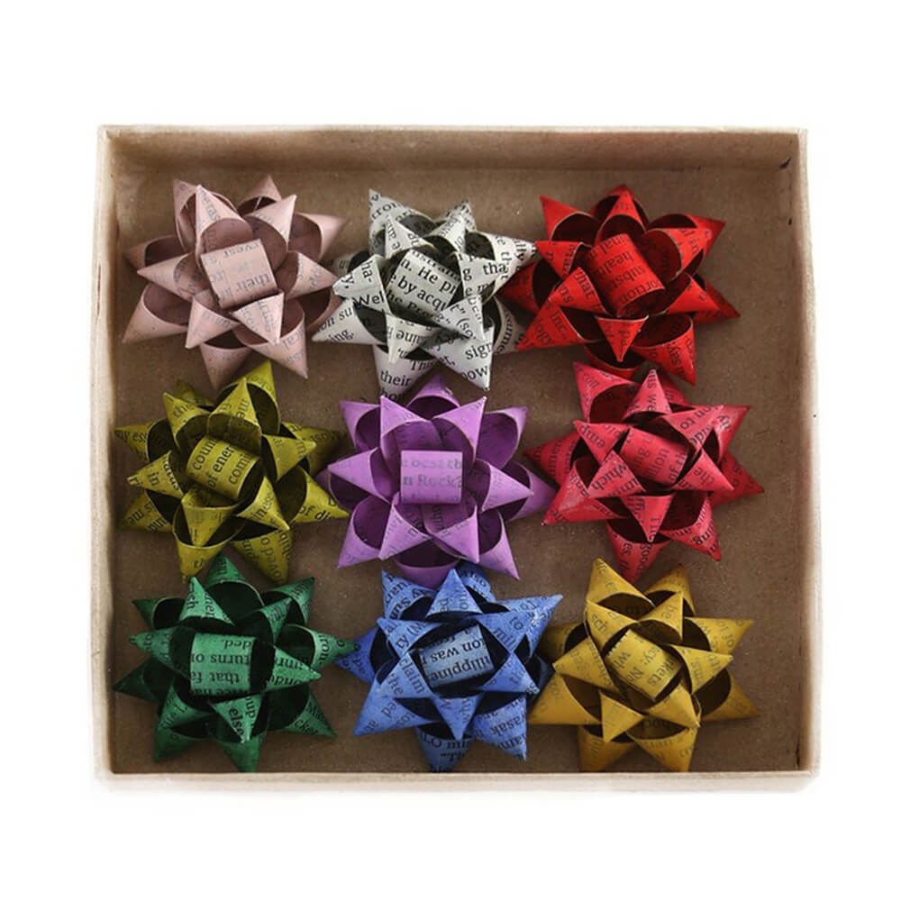 Recycled Package Medium Bow Decoration 2.75" - bubblegum market