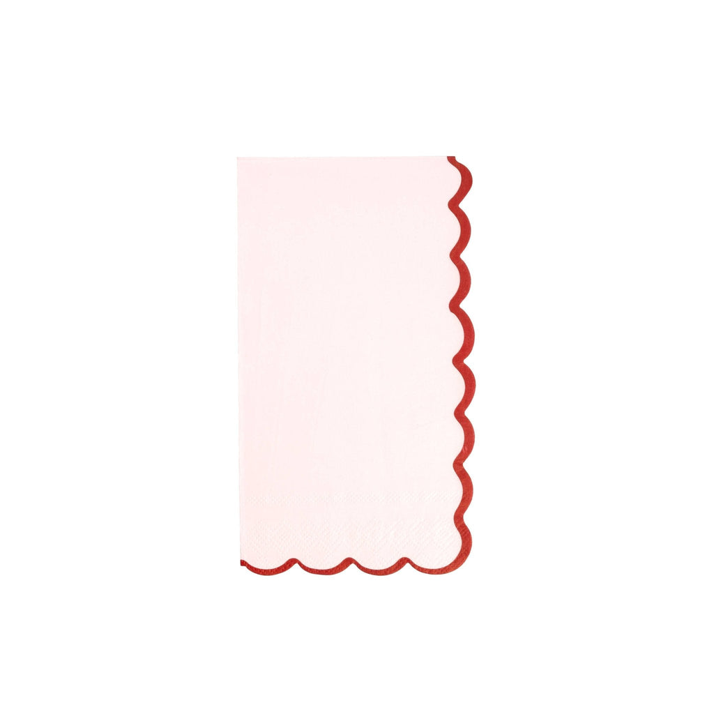 Red & Green Holiday Cheer Guest Towel Napkins - bubblegum market