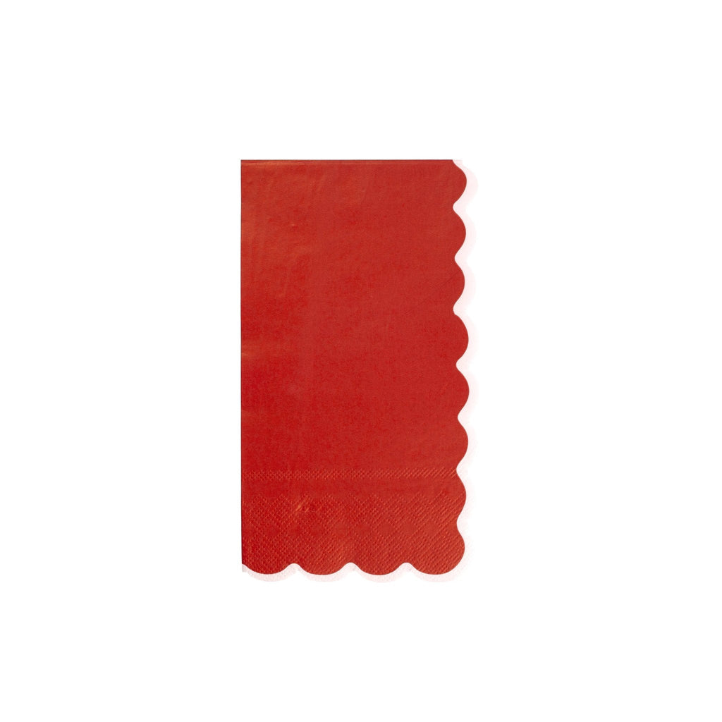 Red & Green Holiday Cheer Guest Towel Napkins - bubblegum market