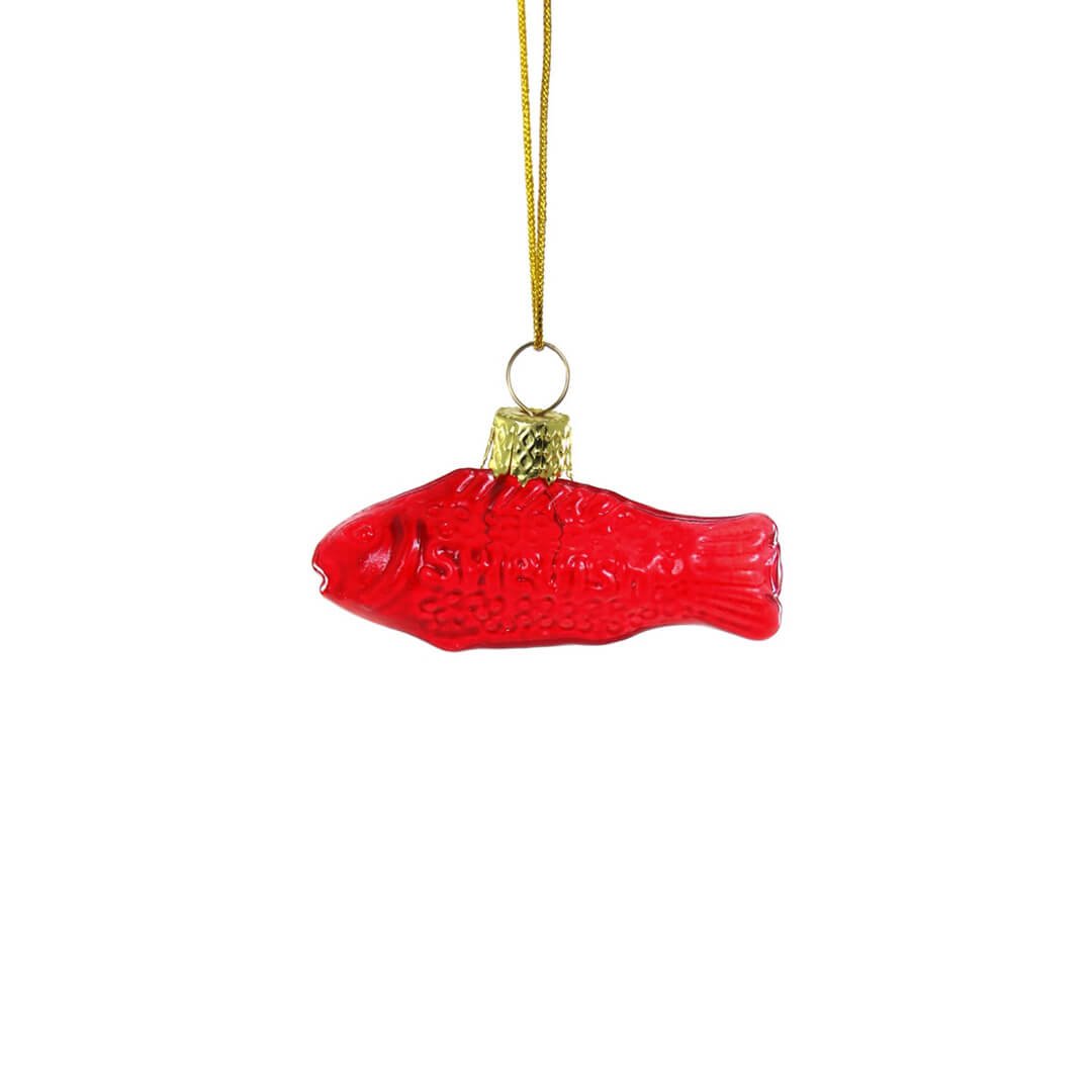 Red Gummy Fish Ornament 2.5" - bubblegum market