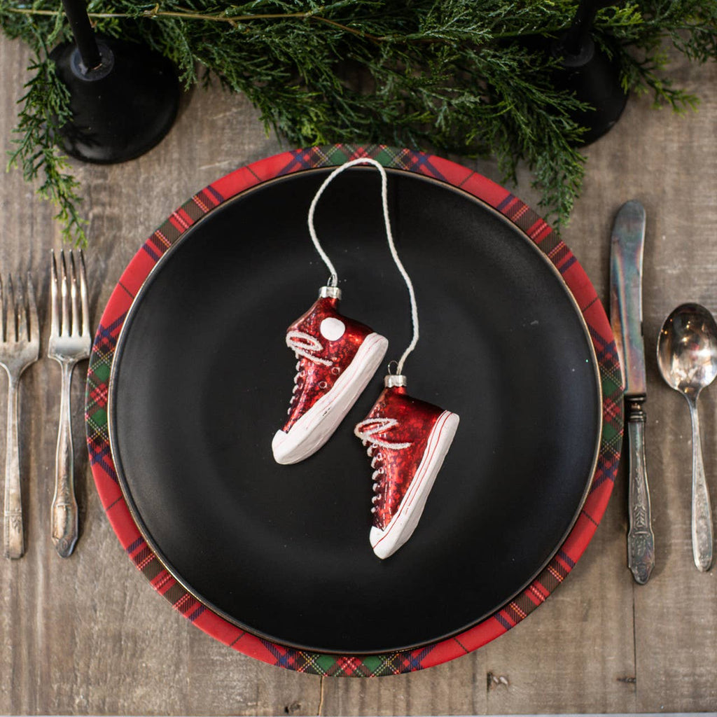 Red High Top Ornament 3" - bubblegum market