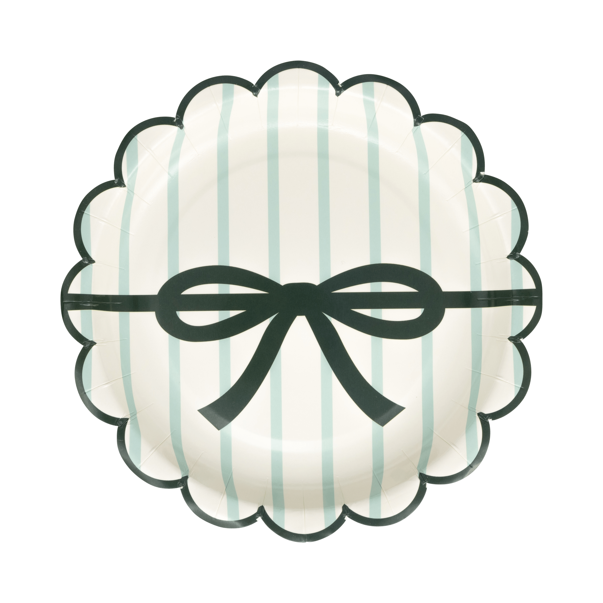 Red & Pink / Green & Mint Bow Plates 7" - bubblegum market