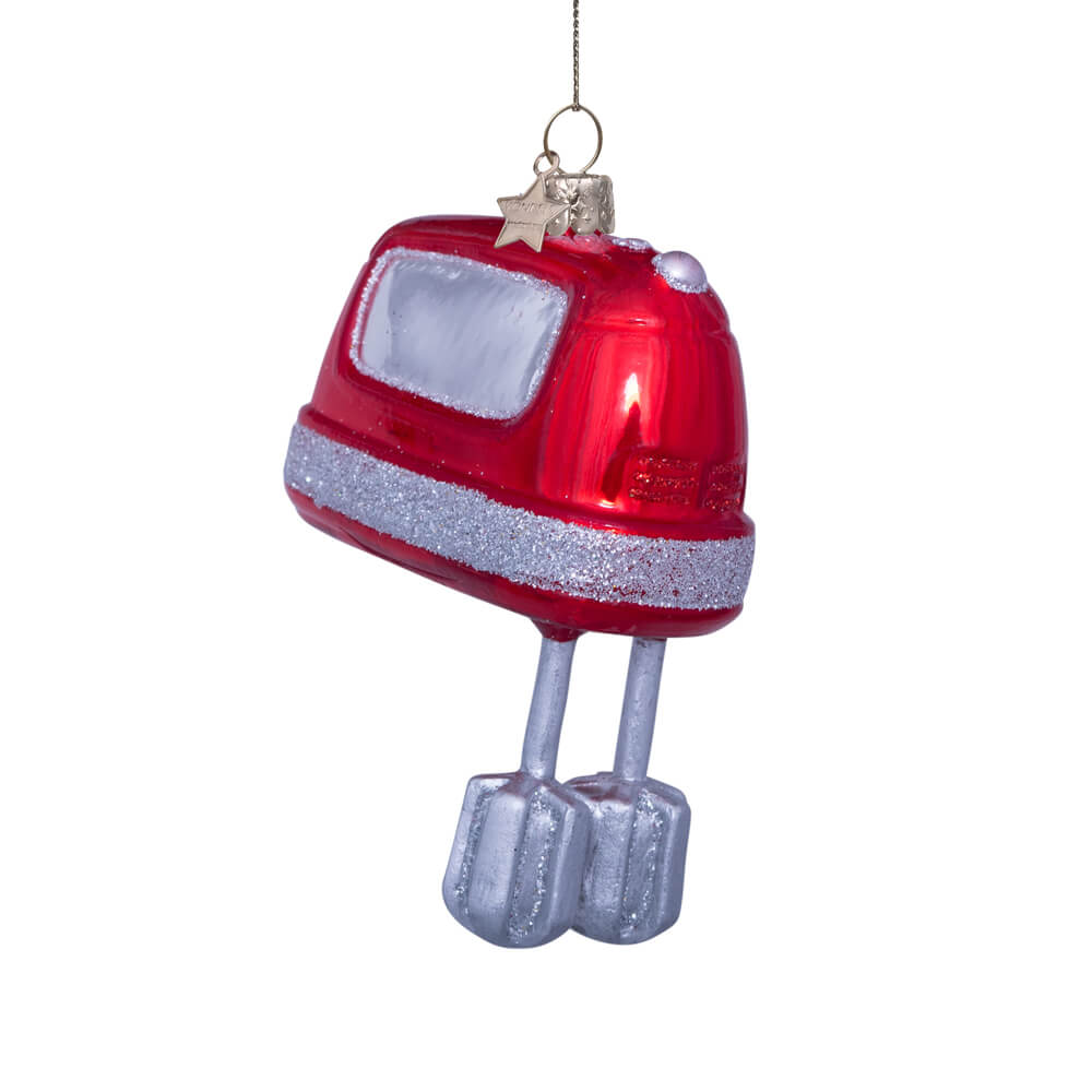 red-silver-kitchen-mixer-ornament-vondels-christmas-alt-view