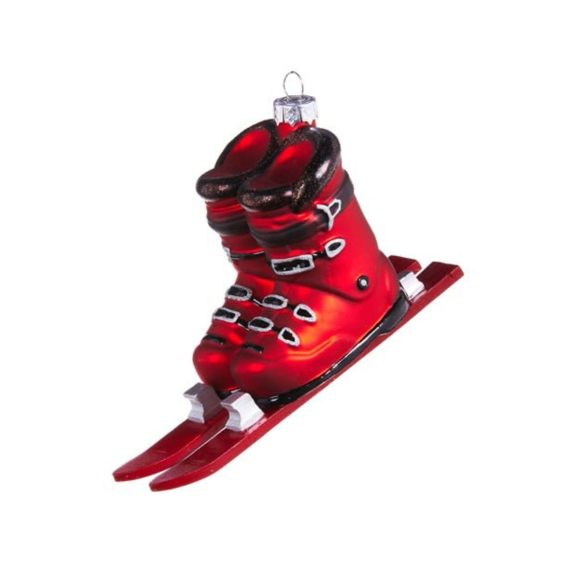 Red Ski Boots Ornament, 5.5" - bubblegum market