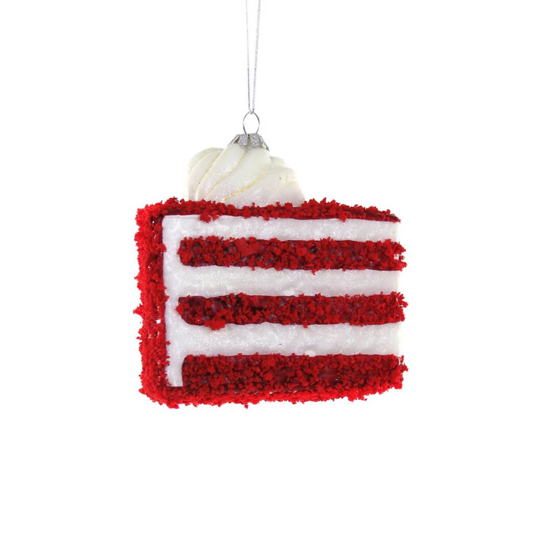 Red Velvet Cake Ornament 4.25" - bubblegum market