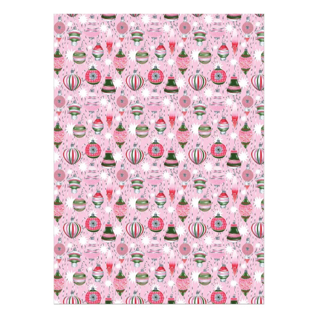 Retro Ornaments Gift Wrapping Sheets (Roll of 3) - bubblegum market